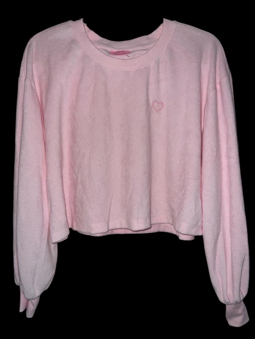Stoney Clover Lane x Target Pink Cropped Sweatshirt